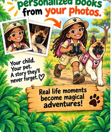 We create personalized books from your photos